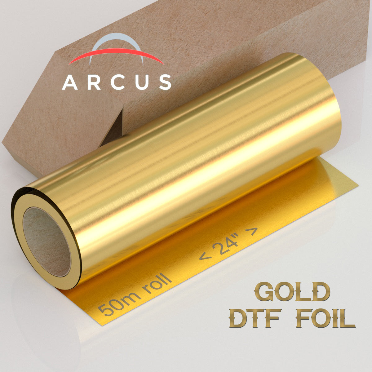 Arcus DTF Gold Foil Transfer Film