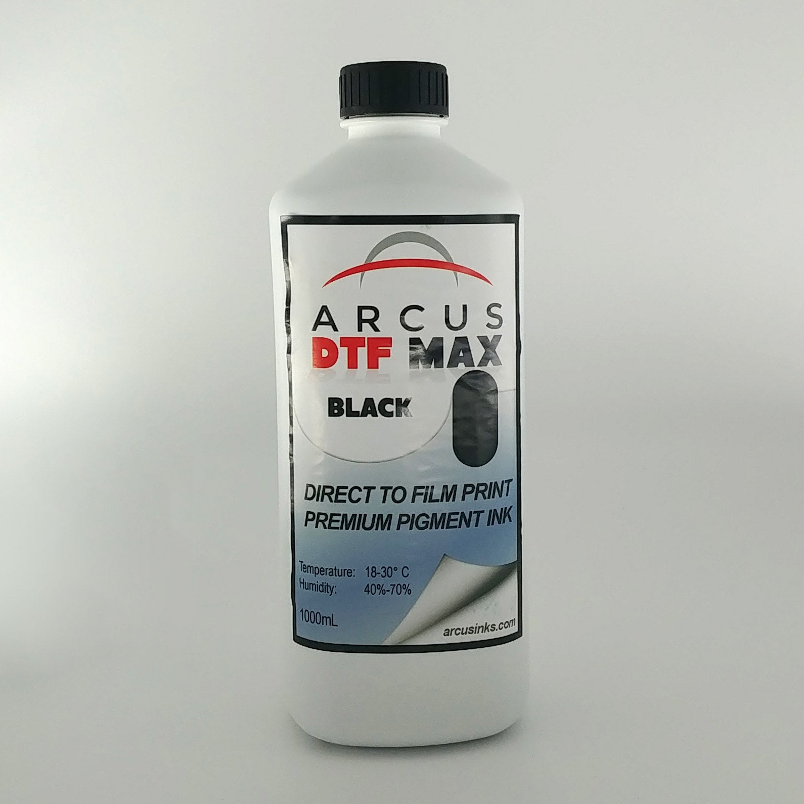 Arcus DTF Pigment Ink - Black - 1 Liter