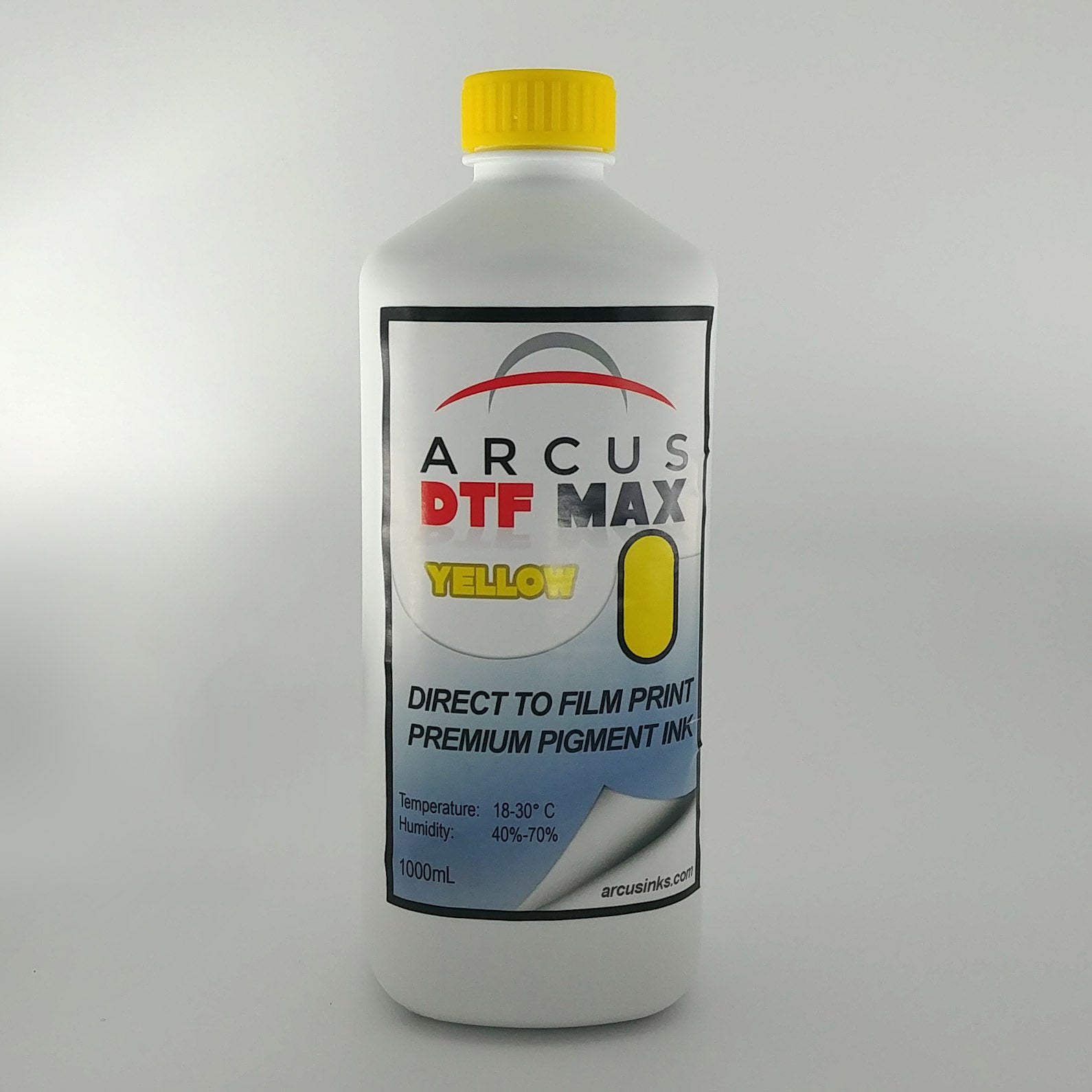 Arcus DTF Pigment Ink - Yellow - 1 Liter